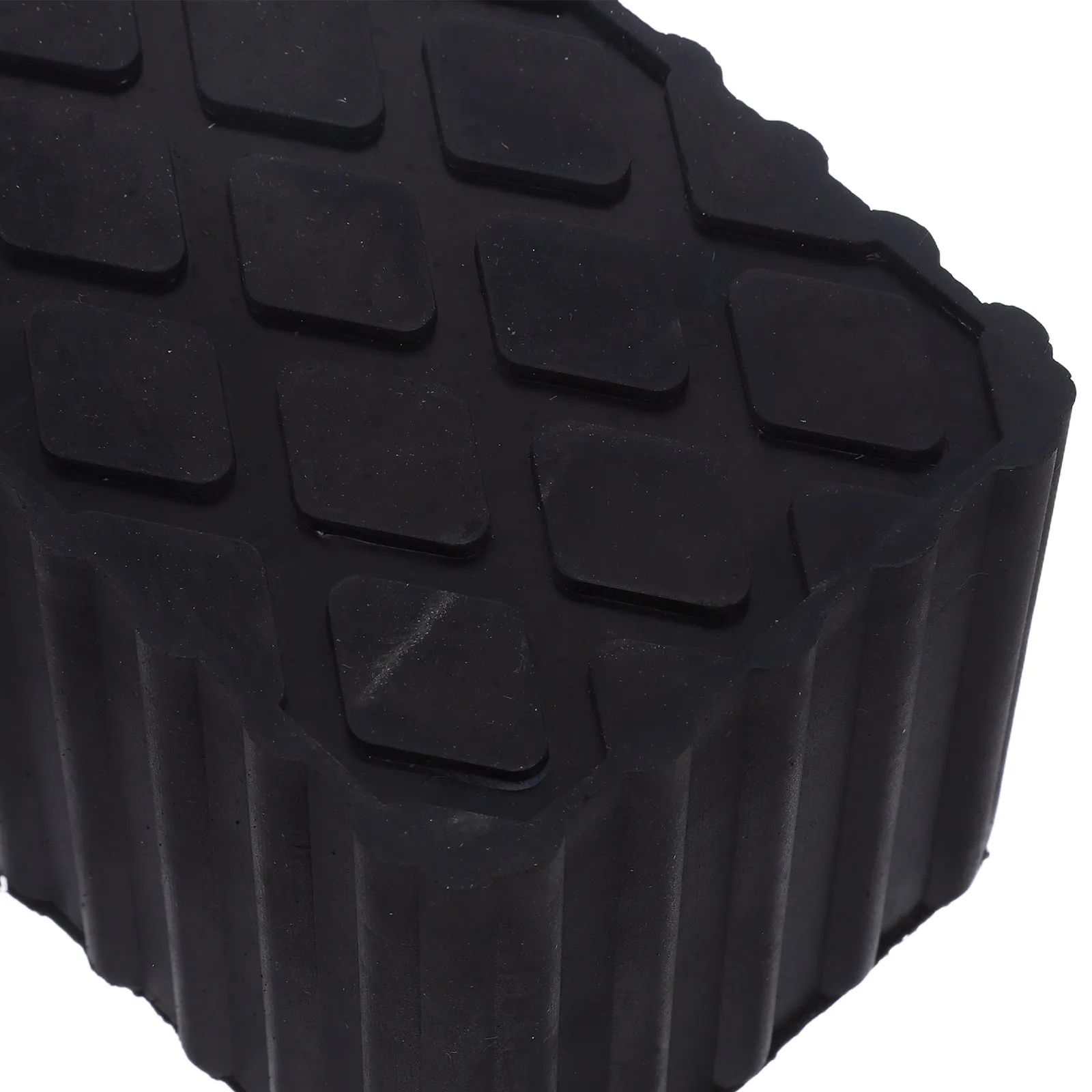 Rubber Car Lift Block Heavy-Duty Shock Absorber Cushion 4.7x3.1x3.1 Auto Floor Jack Spacer Pad Jack Stand Pads Shockproof Buffer