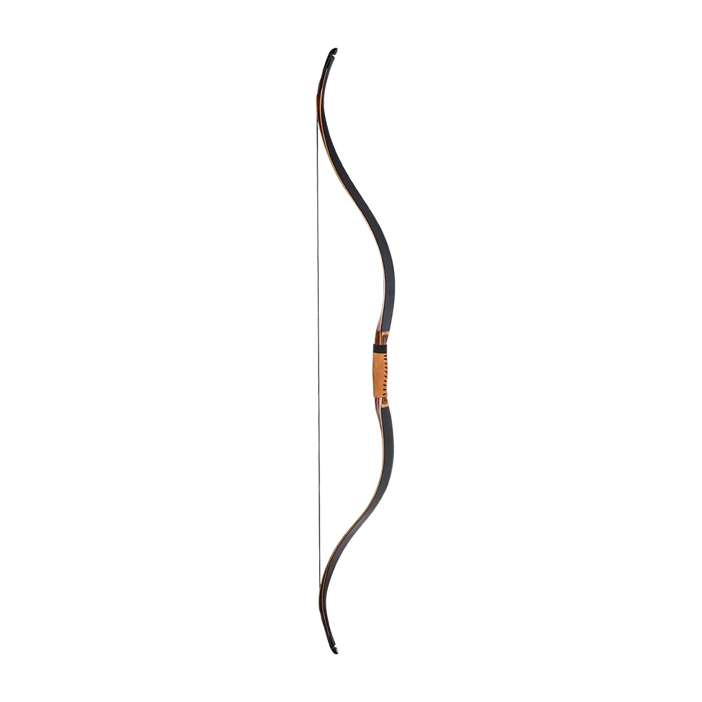 Factory Supplies AF Archery Black Tatar Wooden Recurve Horse Bow for Hunting 20-50lbs