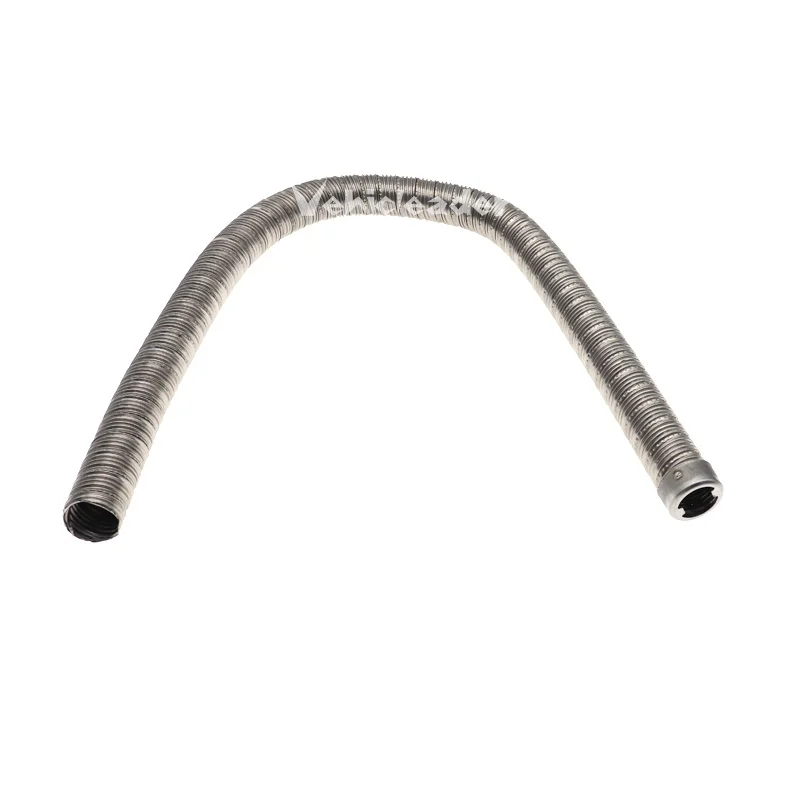 60cm 24mm Dual-layer Car Truck Heater Exhaust Pipe Air Diesel Parking Heater Exhaust Hose Line Stainless For Webasto Eberspacher