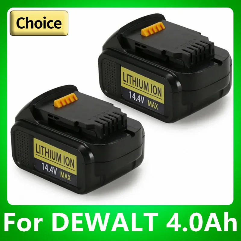 

For DEWALT DCB140 14.4v 100% 4000mahRechargeable Li-ion Battery DCB143 DCB141-XJ DCB143 DCB145 Battery And Charger