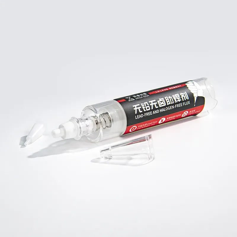 QIANLI MEGA-IDEA 10ml Flux for Repair Welding of Lead-Free and Halogen-free Electric Soldering Iron Push on Design