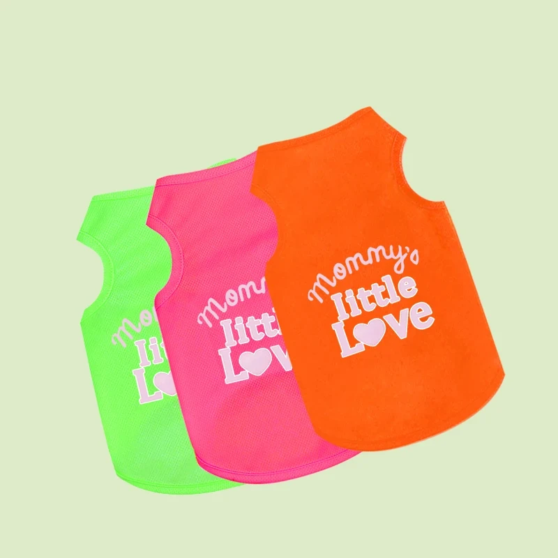 Pet Cool Summer Clothes, Moisture Wicking Breathable Vest, Cats and Dogs Wear Together, Play Fun Summer
