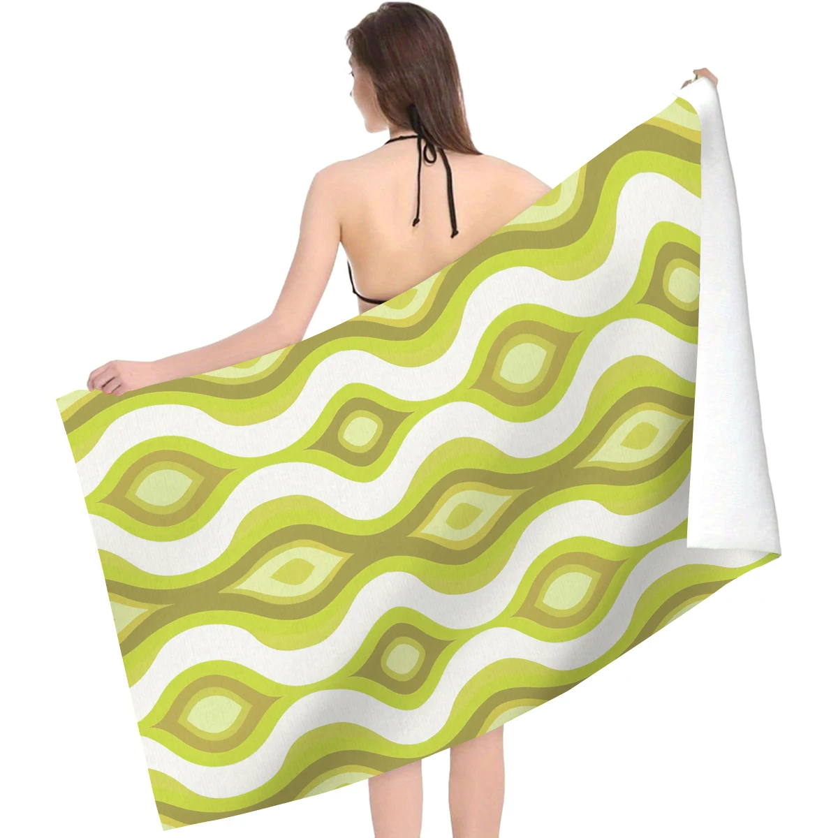 Versatile Polyester Beach Towel - Multi-functional Towel for Swimming, Fitness, Camping, Yoga, Travel & Beach Activities