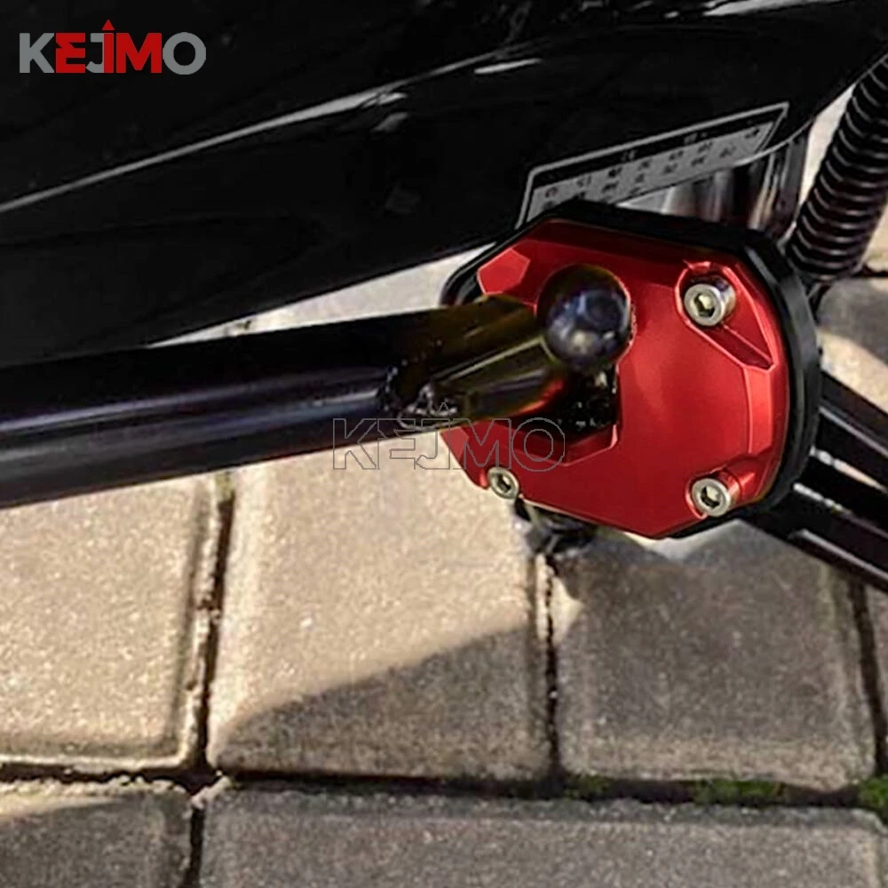 Aluminium Side Stand Enlarge For KYMCO 250/300/400 CT250 CT300 CT400 S250 S350 X350 VS400 ST250 KS125 150 Downtown 200/300i 350i