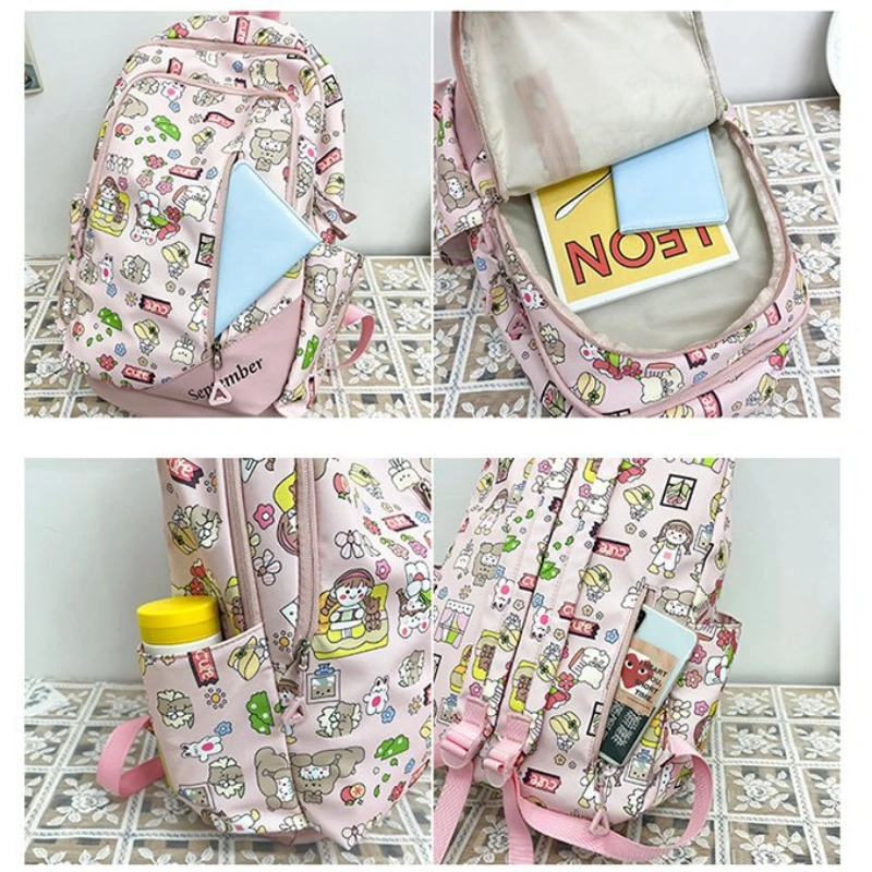 Graffiti Backpack for Teens Large  Bookbag Lightweight 19 Inch Laptop Bag for Girls Boy Casual High School College Traveling Bag