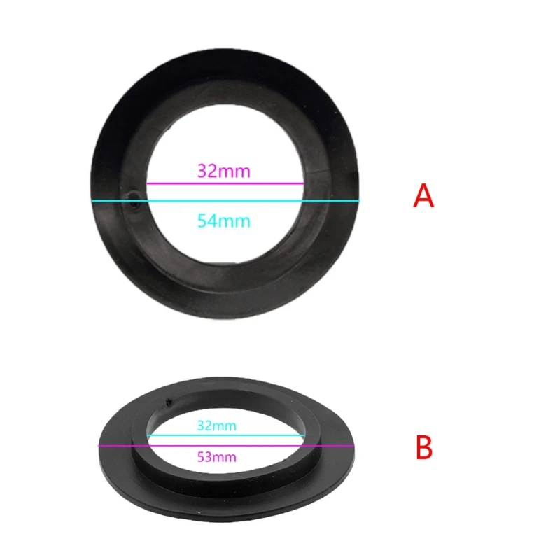 Vervangende afdichting 5 stks/set lekvrije gootsteen rubberen ring voor gootsteenafval