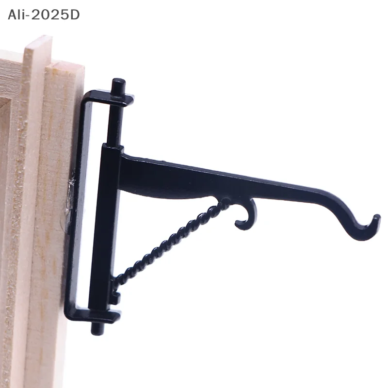 

Doll House Mini Alloy Hook Bracket Christmas Miniature Hanging Lamp Accessories Elf Garden Outdoor Scene Decoration