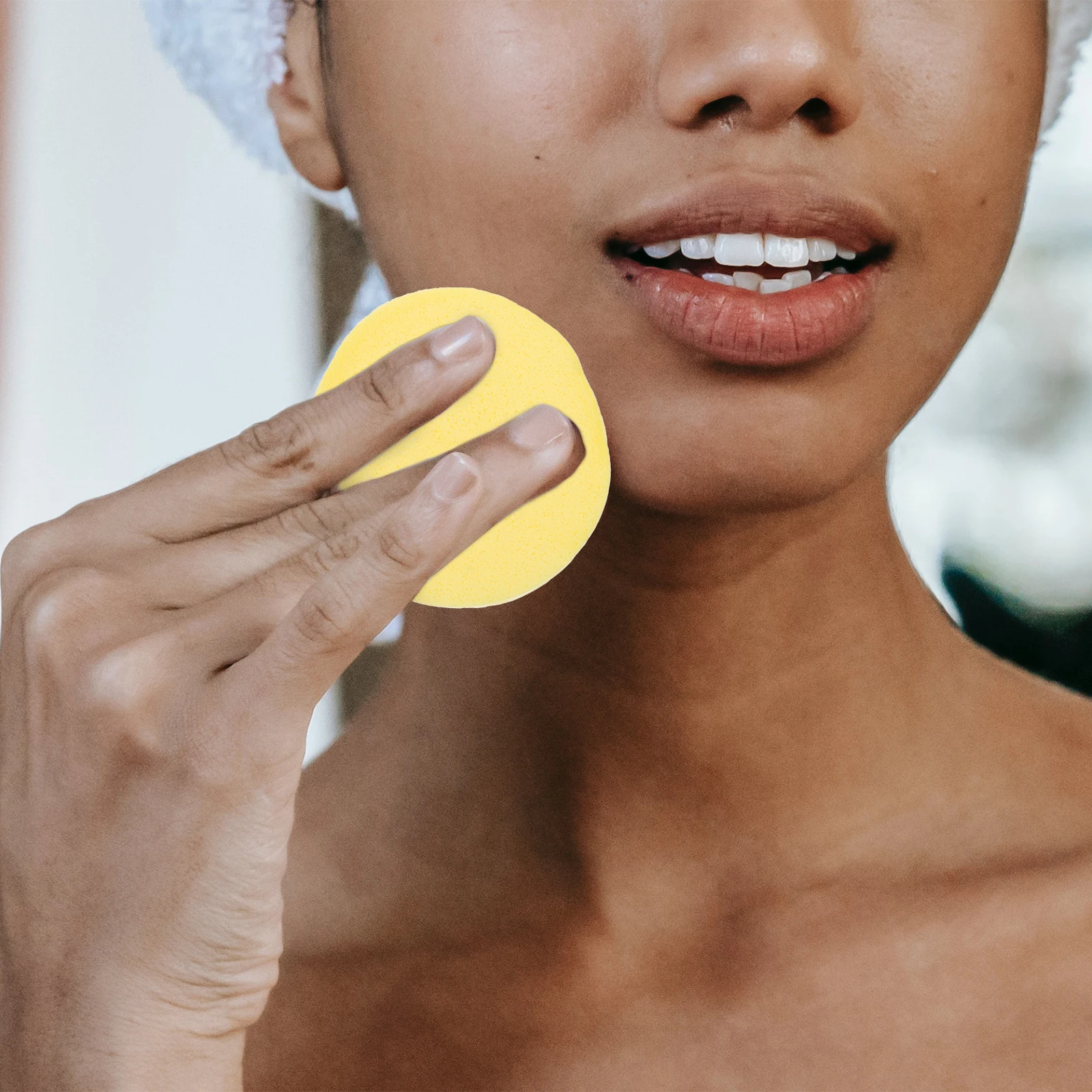 

60pcs Face Cleansing Sponges Practical Skin-Friendly Facial Cleaning For Home Travel Makeup Removal Portable Wash Tools