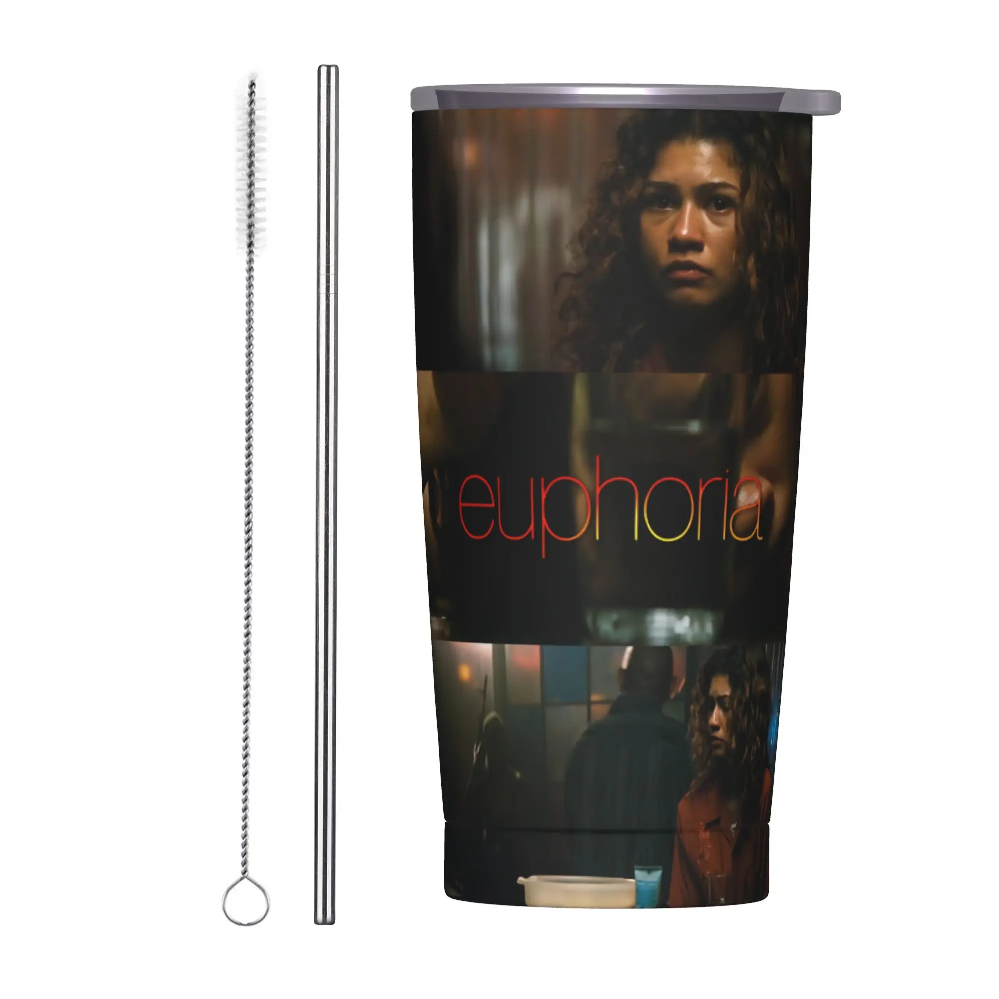Euphorias Saison 3 – Tasse isotherme sous vide, bouteille d'eau de 20 oz pour le bureau et la maison