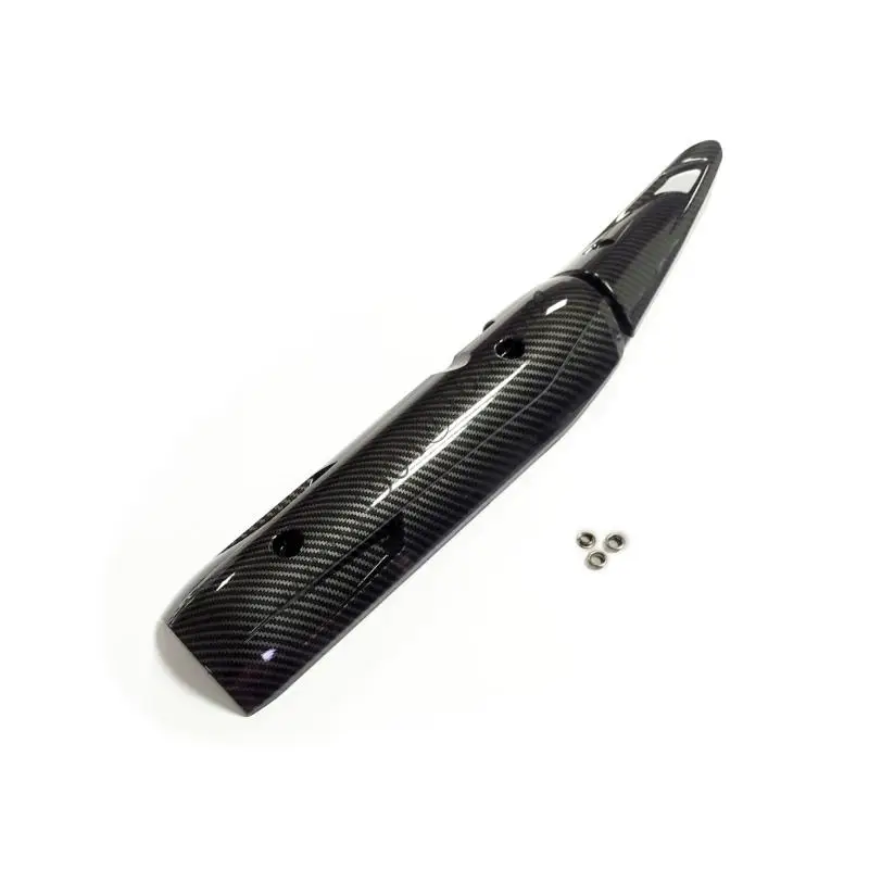 

Stylish Carbon Fiber Exhaust Cover Motorcycle Heat Shield Enhanced Safety Lightweight Exhaust Guard for 15ZR Models