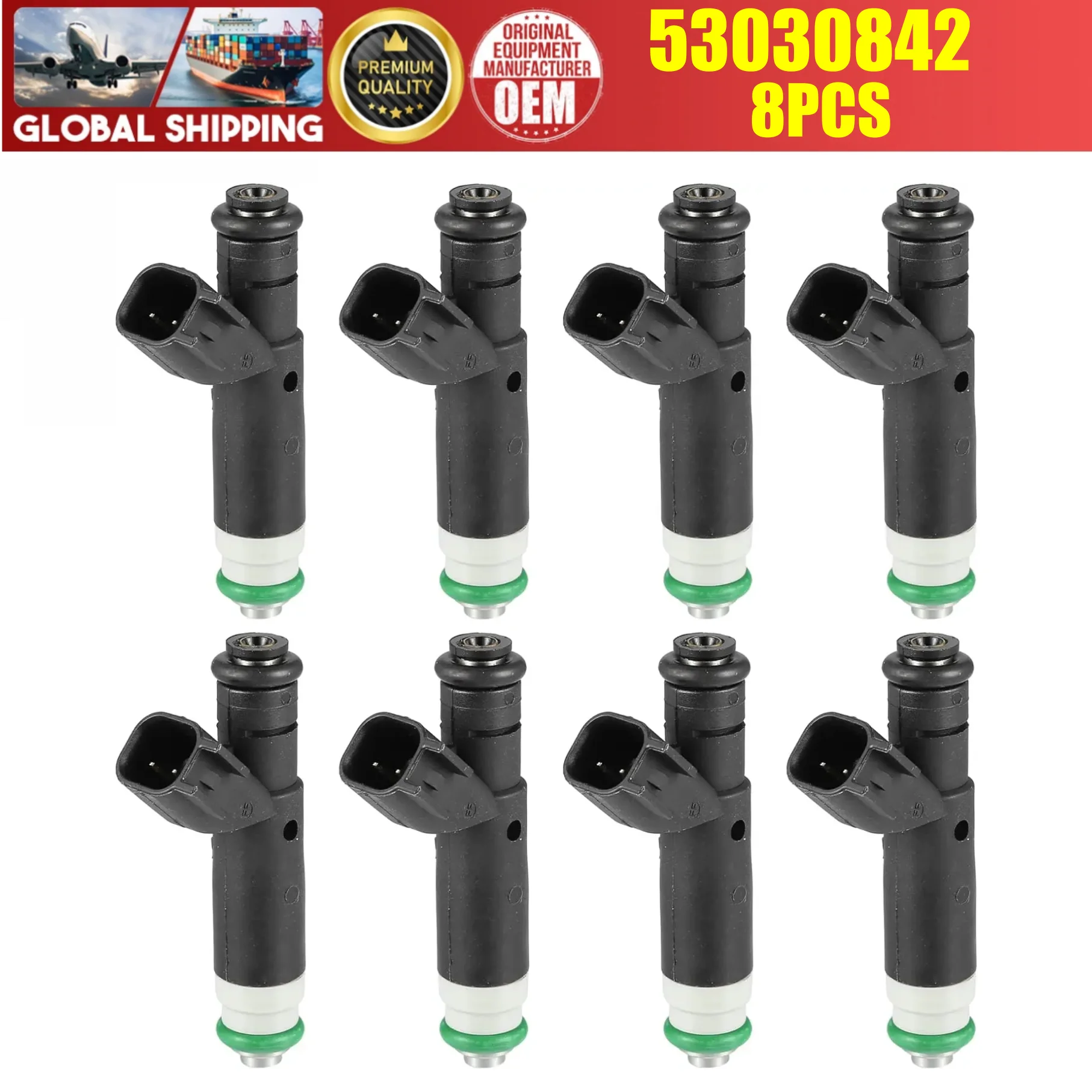 

8 шт. 53030842 Топливные форсунки для JEEP DODGE 1999-2000 4.7L