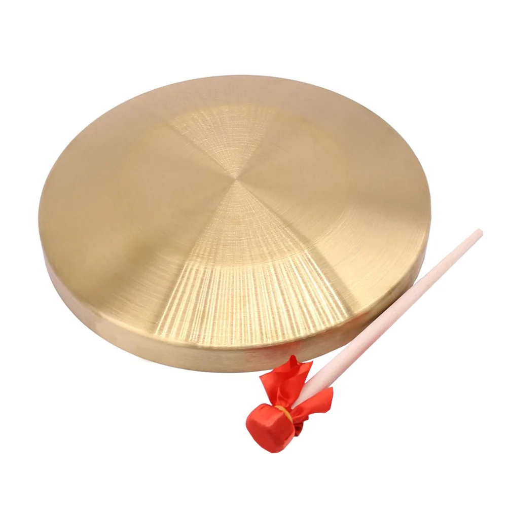 

Gong Percussion Instrument Handmade Ergonomic Handle Clear Loud Sound for Celebration Concert Party