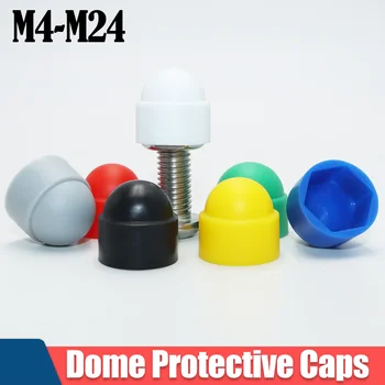 Bolt Nut Dome หมวกป้องกันครอบคลุมสัมผัสหกเหลี่ยมพลาสติก M4 M5 M6 M8 M10 M12 M14 M16 M18 M20 M22 m24 M27 M30 M33 M36 M39 M42