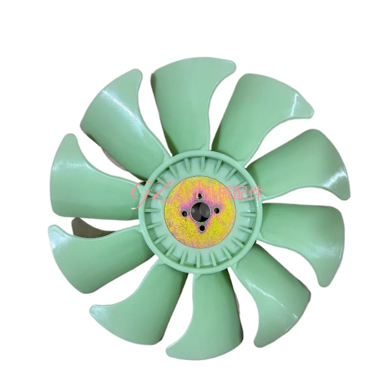 F360-24-40-10 dix pales, pale de ventilateur de moteur D1105 pelle micro pelle lame de ventilateur de réservoir d'eau de refroidissement
