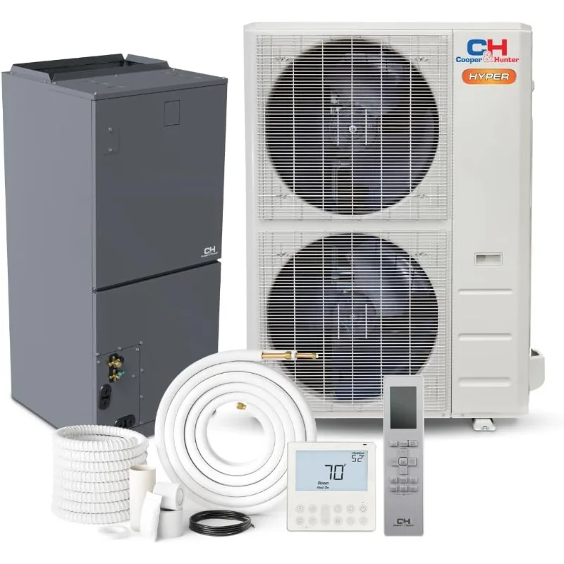 48,000 BTU 4 TON Central Mini Split AC Air to Air Heat Pump System with Multi