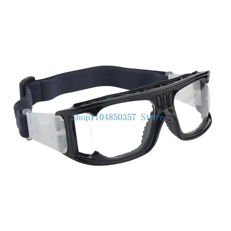 5asd نظارات رياضية واقية نظارات السلامة نظارات السلامة حزام قابل للتعديل لكرة السلة كرة القدم الرياضة عدسة قابلة للاستبدال