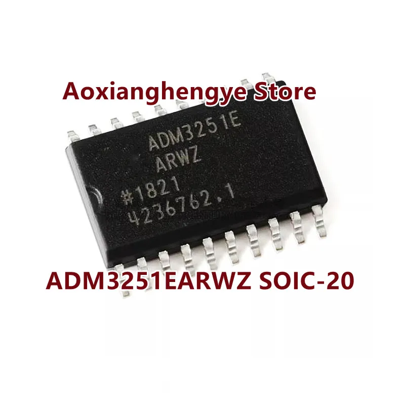 1PCS ADM3251EARWZ SOIC20 ADM3251E Isolated, Single-Channel RS-232 Line Driver/Receiver