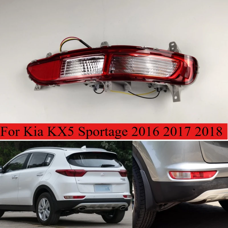 

Задний противотуманный фонарь для Kia KX5 Sportage 2016 2017 2018, задний бампер, противотуманная фара, противотуманная фара, противотуманная фара, стоп-сигналы