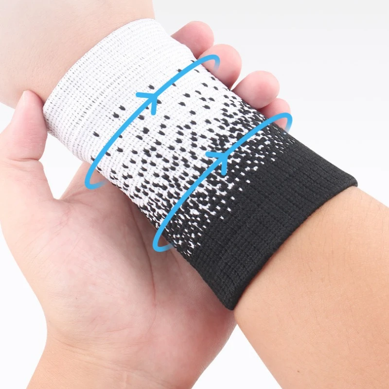 

1PC Sports Bracer Wrist Anti-Sprain Fitness Sheath Men's and Women's Tennis Badminton Basketball Sweat Wrist Cover