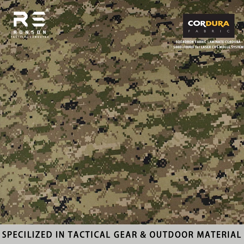 

CADPAT MT Camouflage 500D+1050D Laminated Tactical Vest Fabric Woven Nylon Cordura Laser Cut Molle System Bags Near Infrared