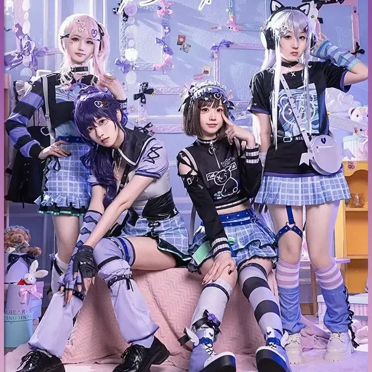 

Project Sekai Colorful Stage Cosplay Costumes Asahina Mafuyu Mizuki Yoisaki Kanade Shinonome Ena Anime Girl 25-ji Nightcord