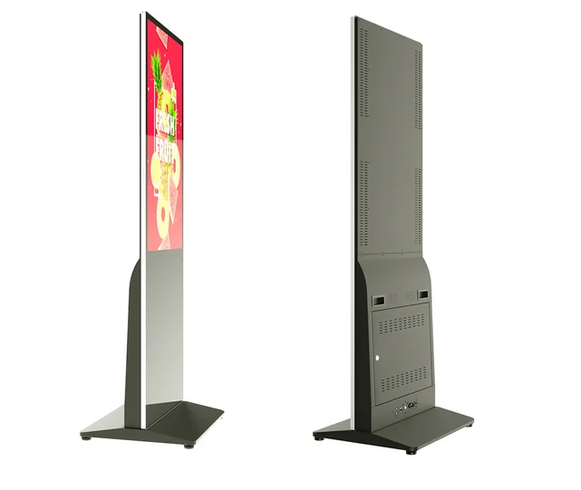 ODM OEM 43 50 55 65 75 Inch Vertical LCD Screen Video Player Floor Stand Lcd Advertising Equipment Digital Signage And Display