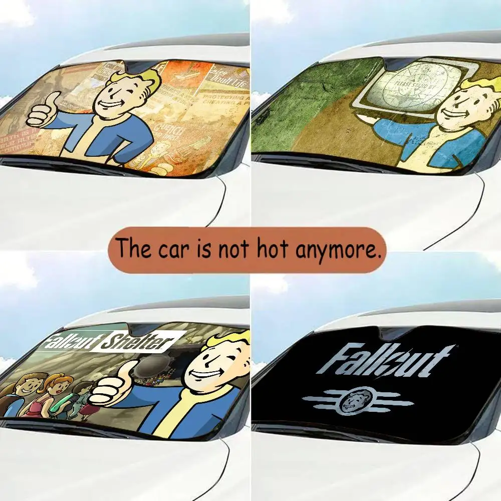 

Солнцезащитный козырек для автомобиля Game F-Fallouts Cool Boy: Нагреваемый, с защитой от солнца, для лобового стекла, чехол-накидка, солнцезащитный козырек для авто