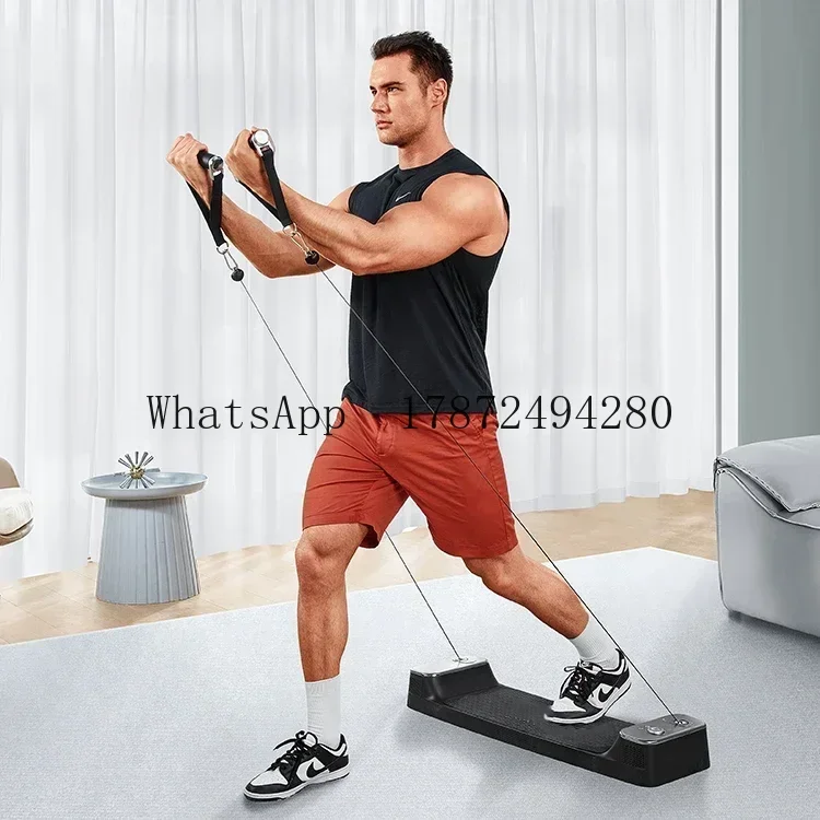 Fitness Equipment Intelligent Power Station Pull Rope Folding Training Board with Resistance Band