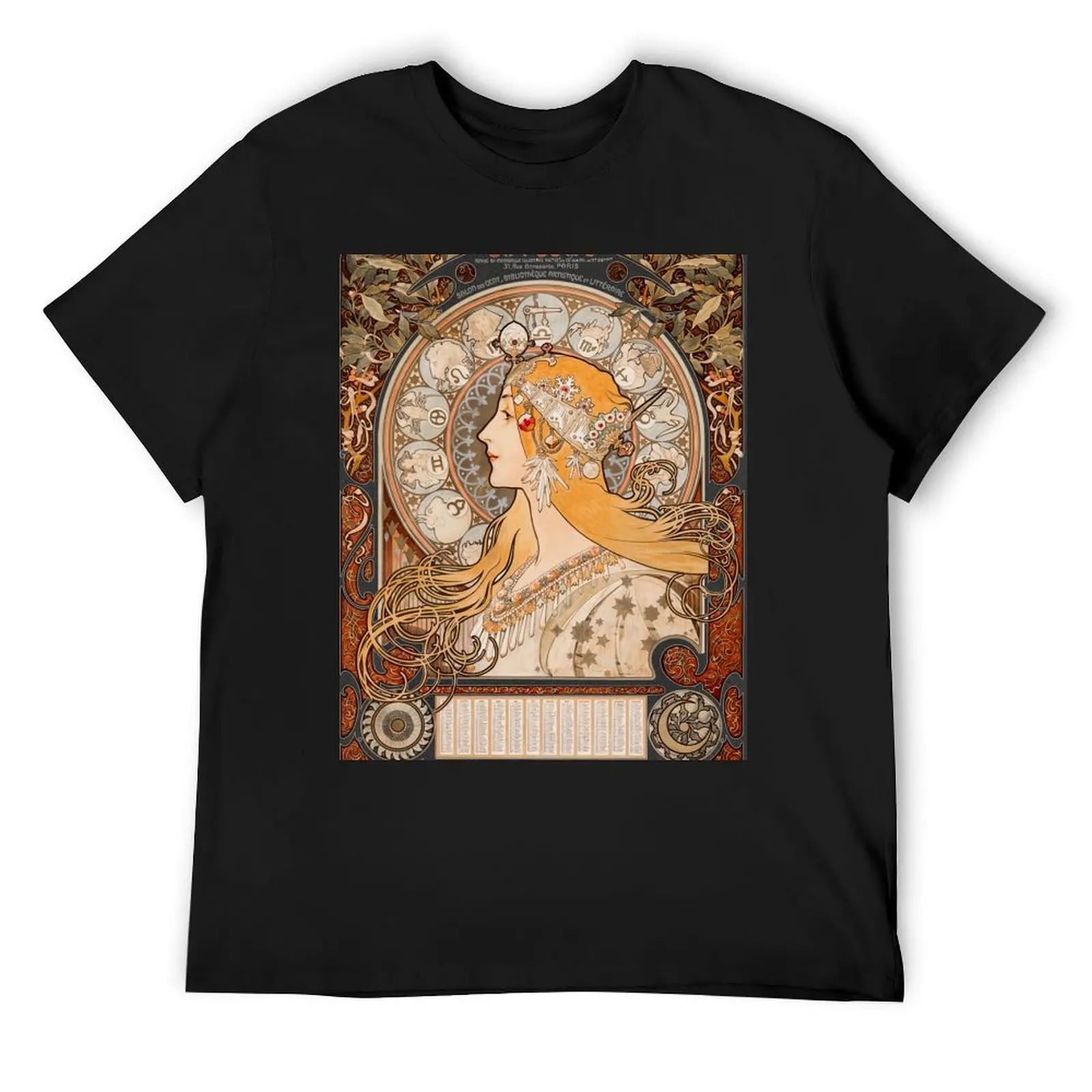 

Alphonse Maria Mucha T-Shirt tees for a boy summer 2025 Short sleeve tee men