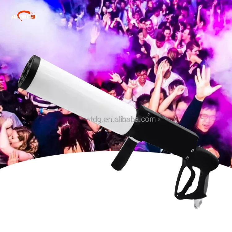 

LED CO2 Gun DJ Stage CO2 Jet Machine Handhold Jet Disco Party Show Effect Equipment RGB Handhold Jet