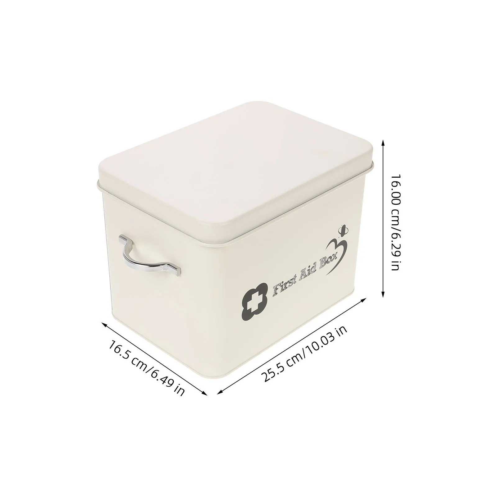 Compact Medicine Organizer Box Multilayer Stainless Steel Storage Waterproof Portable Medication Case for Home and Travel