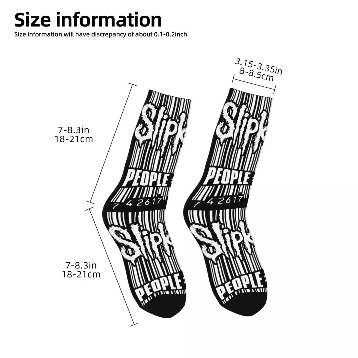 Dark Aesthetic cosy Slipknots Product Unisex Socks Windproof Happy Socks Street Style Crazy Sock