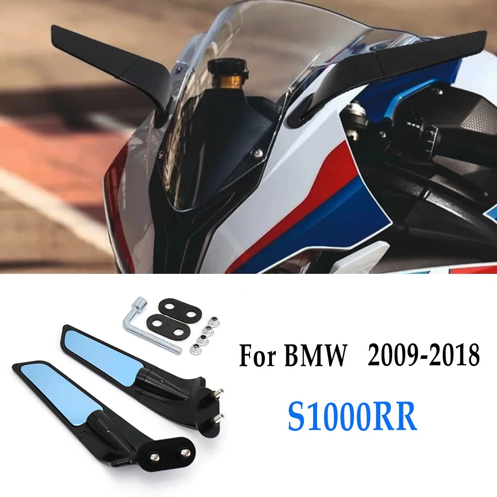 

for BMW S1000RR Mirrors 2018 S 1000 RR Motorcycle Wing Mirrors Adjustable Rearview Side Mirror S 1000RR Accessories 2009-2018