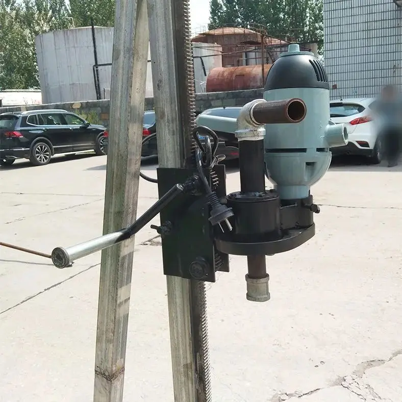 

Customized Electric Water Well Drilling Rig Portable Design 60m Deep Well Drill For Home Irrigation And Livestock Farming