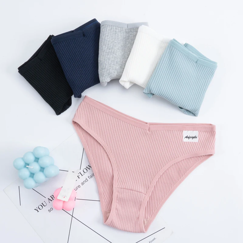 Cotton Panties Female Underpants Sexy Panties For Women Briefs Underwear Comfortable Ladies Pantys Lingerie 6 Solid Color