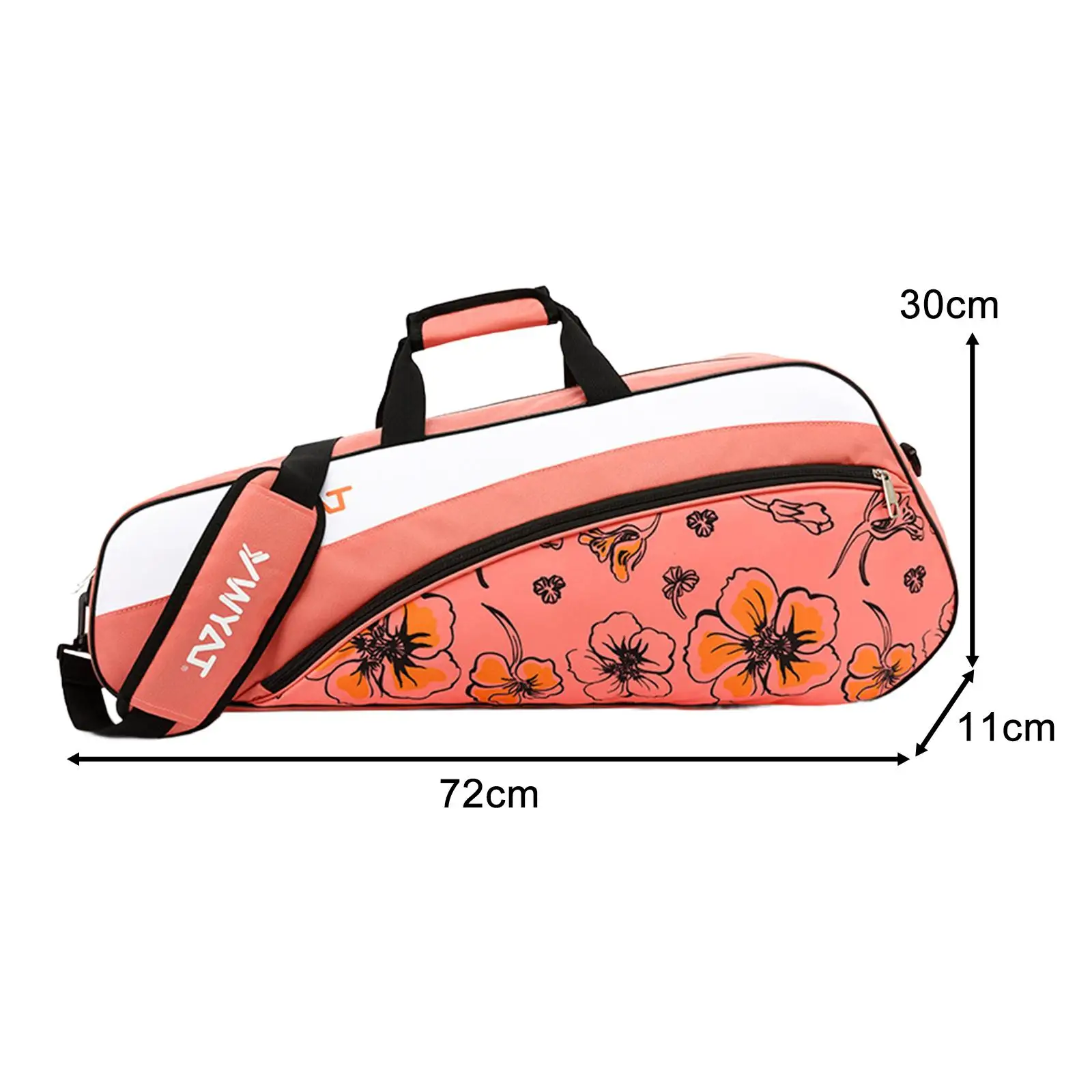 

Badminton Racket Bag for Badminton Squash Racquets Pickleball Racket Coaches Pink