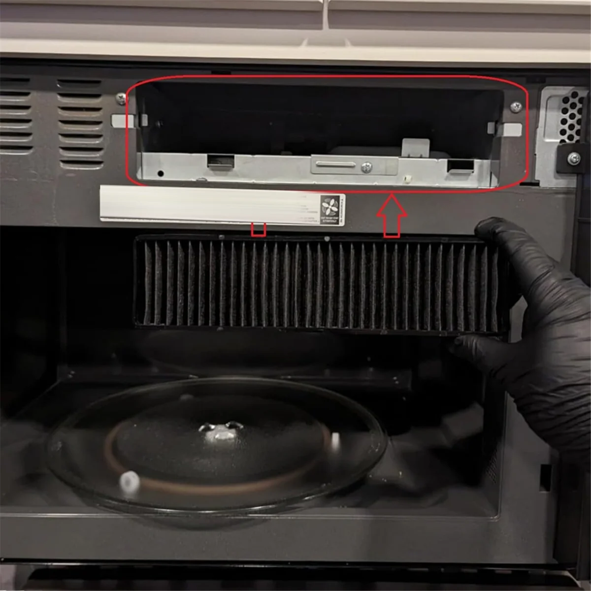 Gorący WB06X10807 mikrofalowy filtr węglowy zamiennik dla GE JVM7195SK6SS, JVM7195EK5ES, JNM7196SK6SS, PVM9005SJ8SS