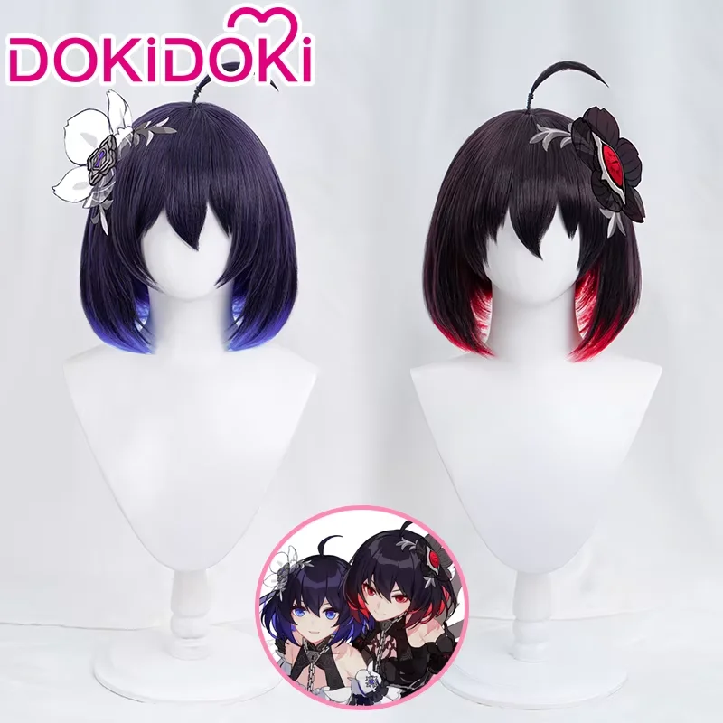 IN STOCK Seele Vollerei VILL-V Wig Game Honkai Impact 3rd Cosplay Wig DokiDoki Kevin Kaslana Wig Hair Heat Resistant Synthetic