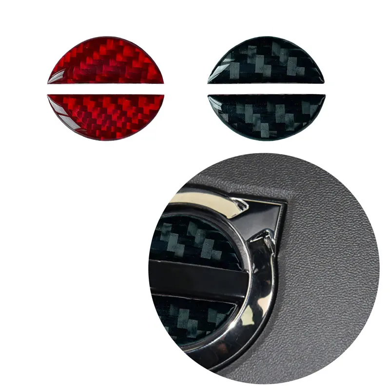 For Volvo V40 V60 XC40 XC60 XC90 S40 S60 S90 V70 V60 C30 Emblem Carbon Fiber Car Steering Wheel Sticker Interior Accessories