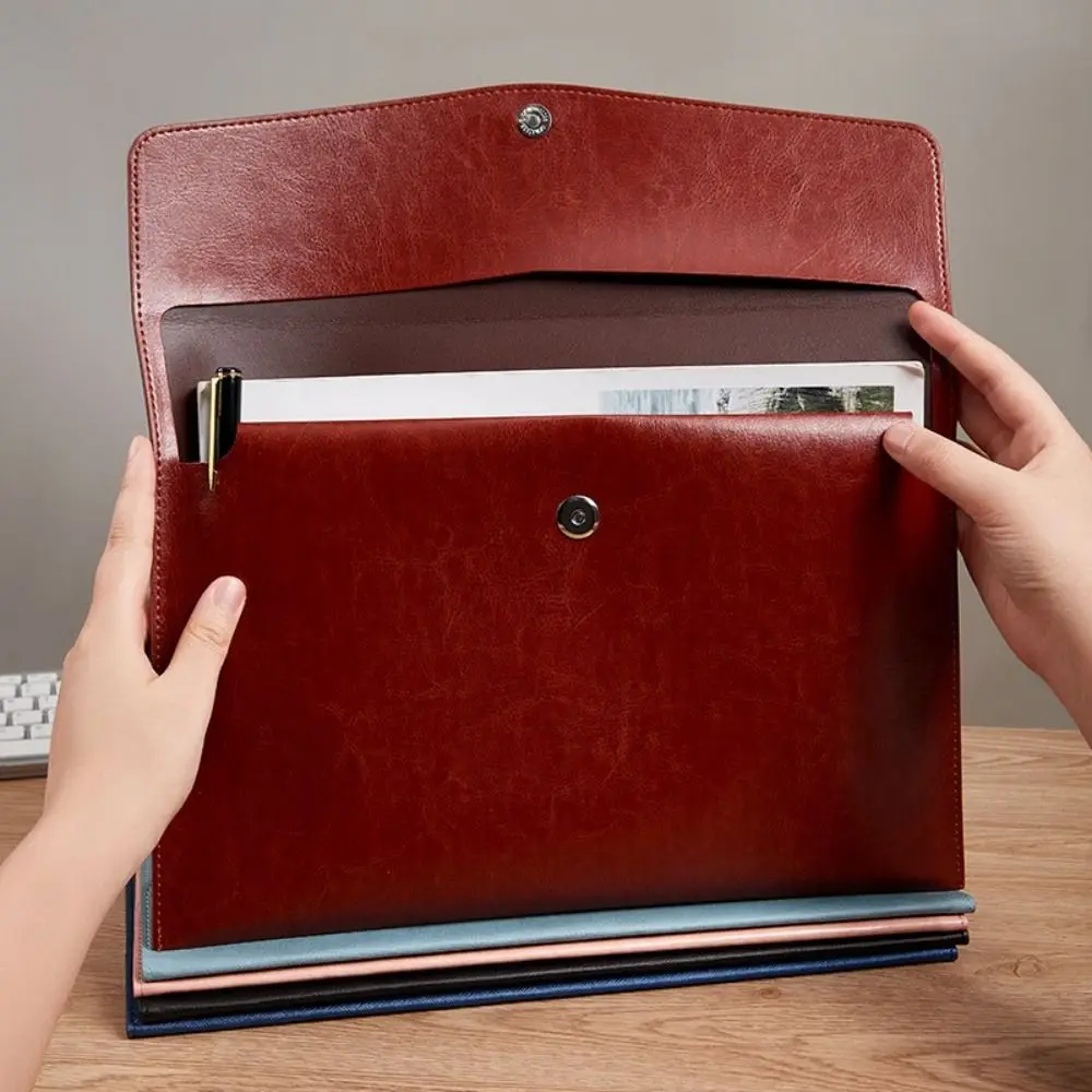 

School Stationery Contract Holders Test Paper Receipt Bag Documents Bags Business Felt Folder File Organizers A4 File Folders