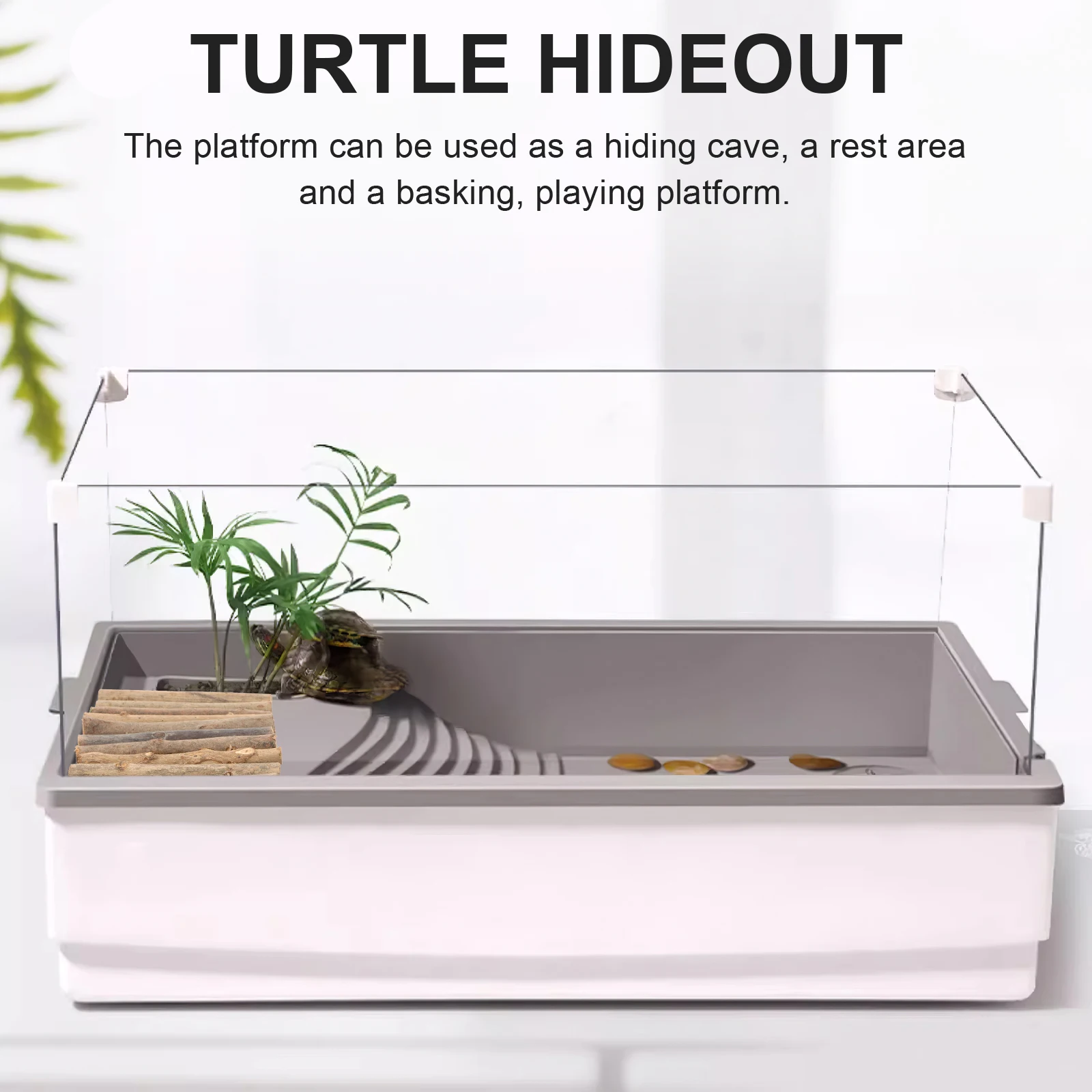 

5pcs Set of 5 Reptile Hide Cave Fish Tank Decorations Hideout Ornament Aquarium Diy Hideouts Habitat