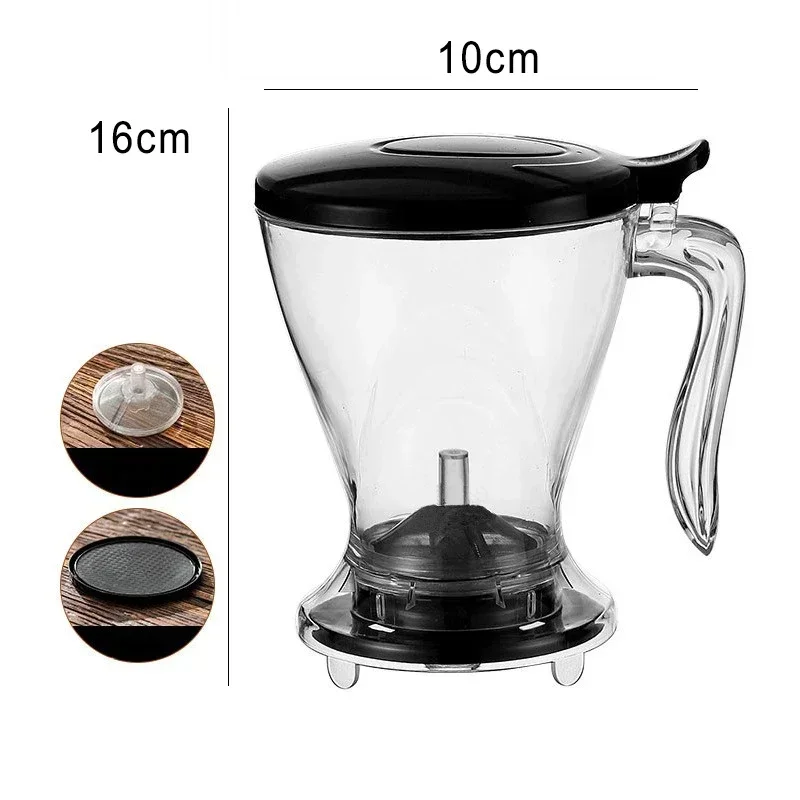 2026 Unique 580ml Pour Over Coffee Dripper Cold And Heat Resistant Removable Coffee Filter Hand-brewed Espresso Pot Infuser Loos