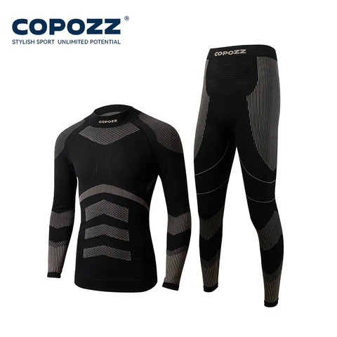 COPOZZ Термобелье для лыж из лайкры для взрослых
