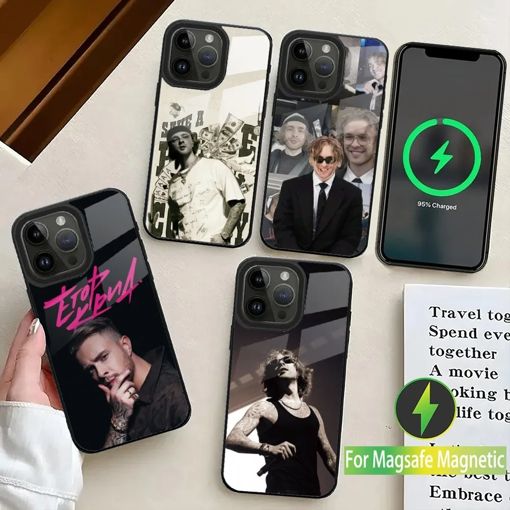 Rapper Egor Kreed EK Phone Case For iPhone 16,15,14,13,12,11,Plus,Pro,Max Mini Magsafe Magnetic Wireless Charging