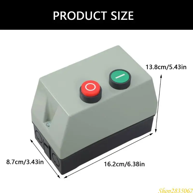 Waterproof Motor Starter Switches Box 220V Single Phase Motor Starter Replacement Motor Protector Enduring 831F