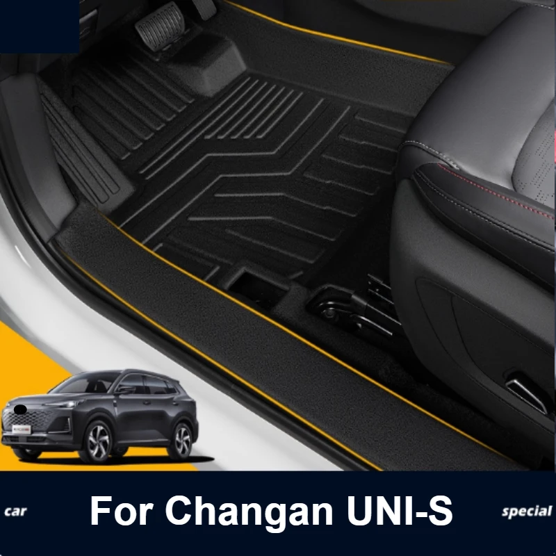 

Для Changan UNI-S 2024-2025 автомобильный устойчивый к царапинам защитный полностью закрытый внутренний декор TPE напольный коврик аксессуар
