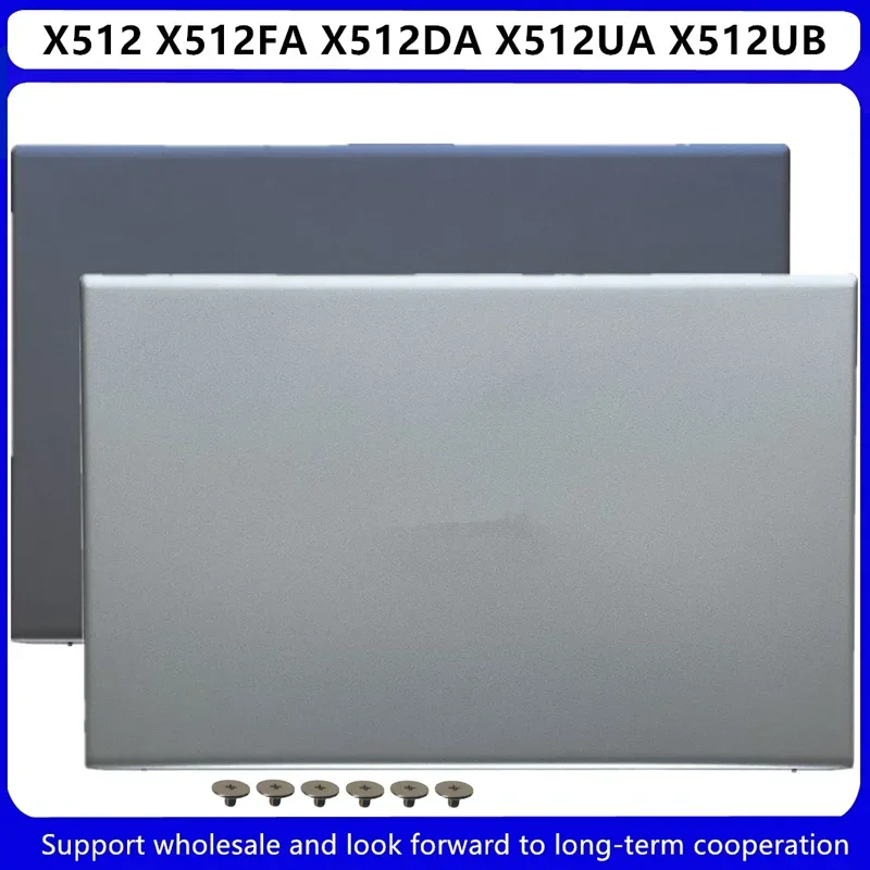 New For ASUS Vivobook X512 X512FA X512DA X512UA X512UB V5000F V5000D V5000J LCD Back Cover A Shell Gray / Silver