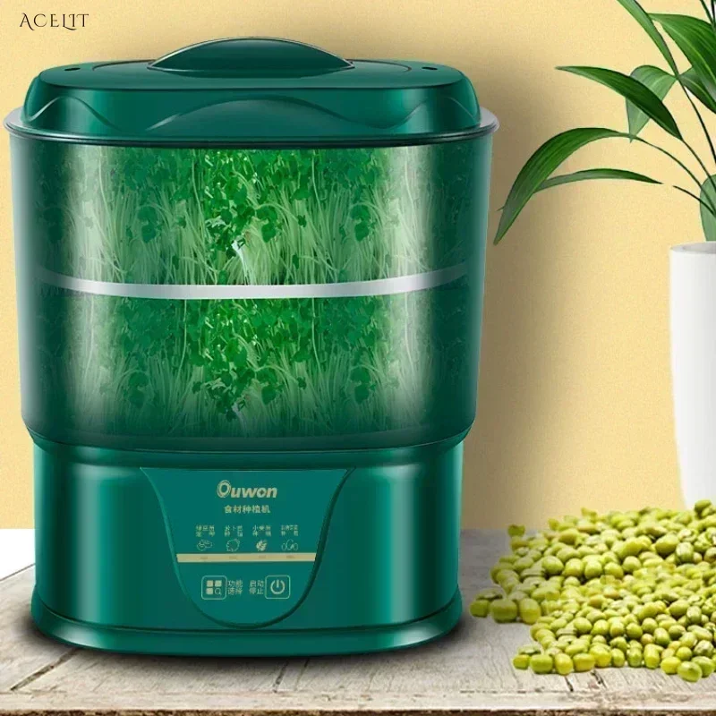 Household large capacity bean sprout machine. Fully automatic. Double-layer. Intelligent.