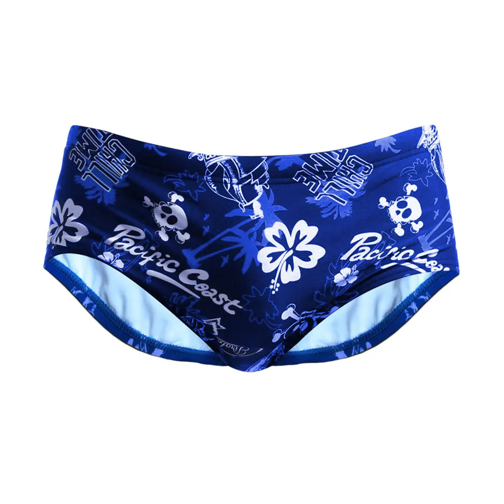 

UXH069 European and American men's trend boxer swimming trunks fashion beach vacation boxers men