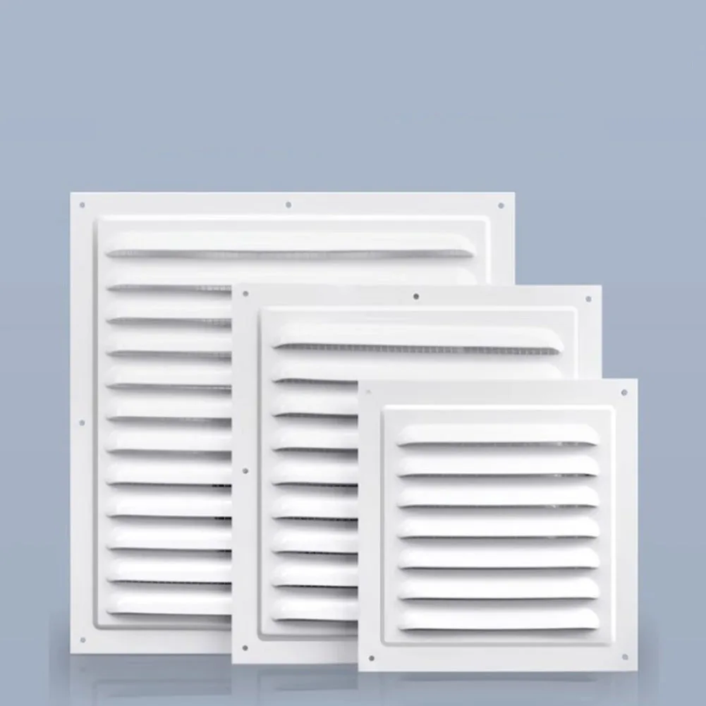 Metal Vent Cover Square Soffit Ventilation Louver Grille Cover With Mesh Vent For Bathrooms Home Offices Kitchens